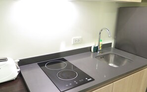 อพาร์ทเมนท์, 1 ห้องนอน, พร้อมสิ่งอำนวยความสะดวกสำหรับผู้พิการ, ระเบียง | ครัวส่วนตัว