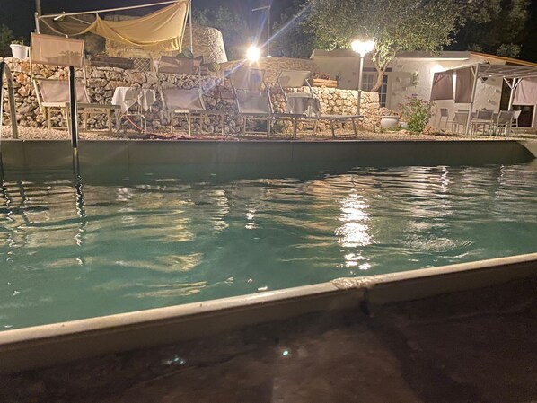 Ferienhaus, 2 Schlafzimmer, Raucher, eigener Pool | Pool | Außenpool