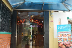 Entrada de la propiedad