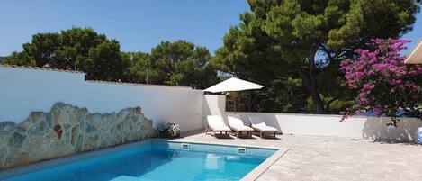 Villa, 2 Schlafzimmer, Raucher, eigener Pool | Außenbereich