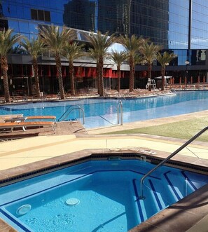 屋外プール、温水プール