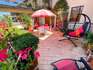 Apartment, 2 Bedrooms, Smoking, Balcony | Outdoor dining - Central Spoleto Apartment With Large Sunny Terrace With Views (Spoleto)