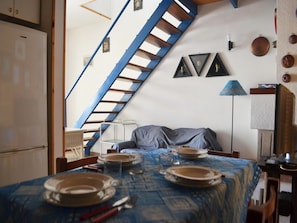 Appartement, 2 chambres, fumeur, terrasse | Restauration