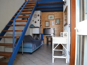 Appartement, 2 chambres, fumeur, terrasse | Aire de séjour