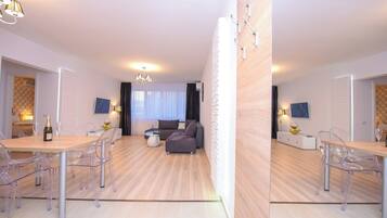Apartemen, 2 kamar tidur, Boleh Merokok, balkon | Interior