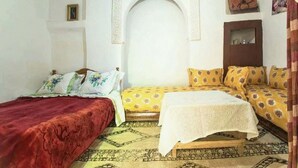 House, 1 Bedroom, Fireplace | 1 bedroom, iron/ironing board - Family Room for 4 Peoples Sunny Riad Inside Medina Fes El Bali (Fes)