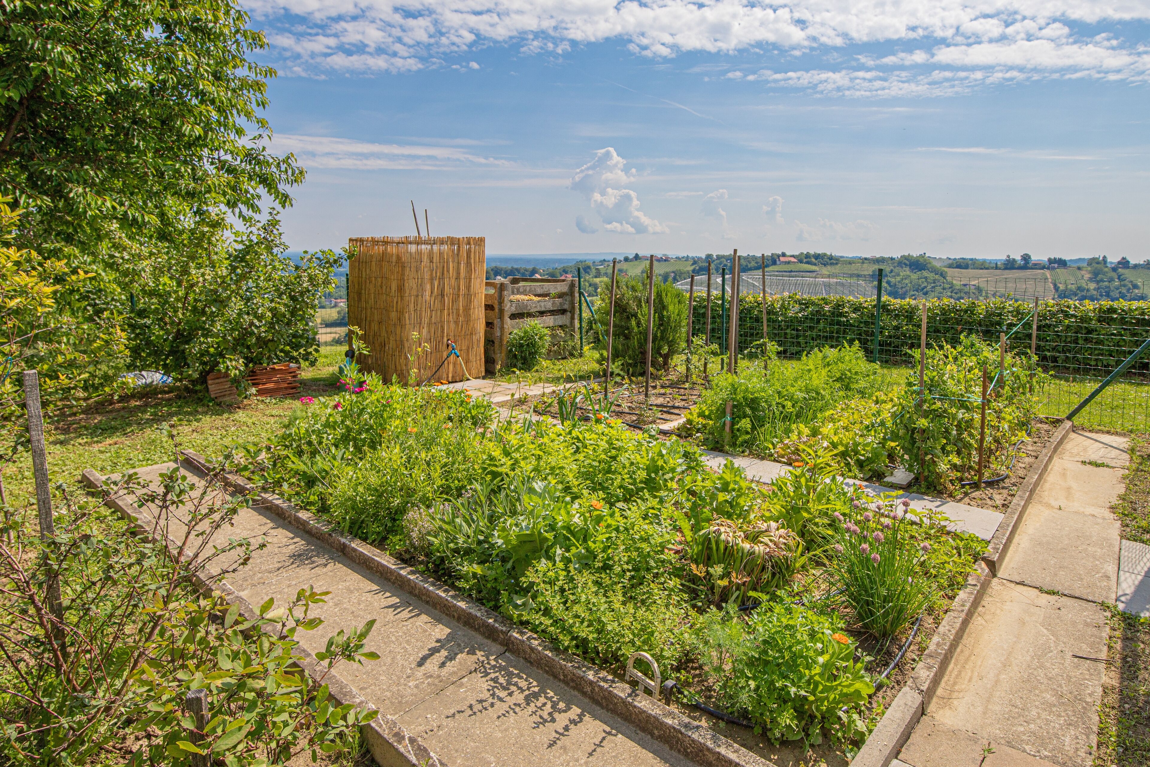 Ferienhaus, 2 Schlafzimmer, Raucher, Balkon | Garten