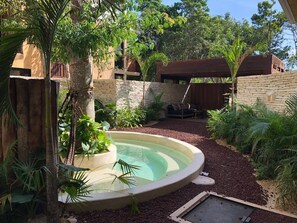 Departamento, 1 habitación, balcón, vista al jardín | Áreas de la propiedad