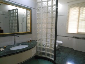 Appartement, 1 chambre, fumeurs, balcon | Équipements de salle de bain | Sèche-cheveux