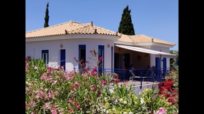 Villa, 3 Bedrooms, Balcony, Garden View | Exterior - Despite Corona Summer Vacation on Southern Greek Beaches (Pylos-Nestoras)