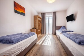 2 Schlafzimmer, kostenloses WLAN, Bettwäsche