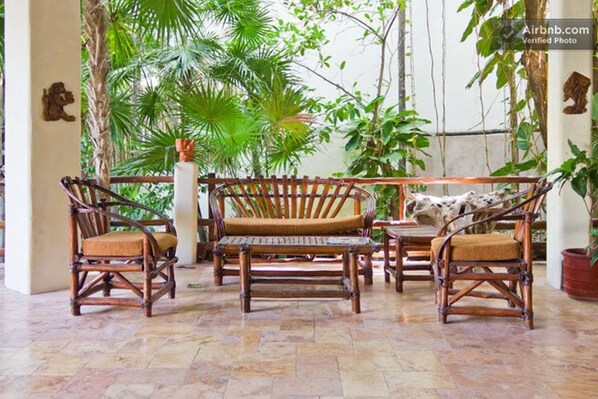 Departamento, 1 habitación, para fumadores, balcón | Terraza o patio