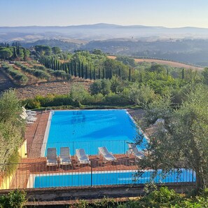 House, 3 Bedrooms, Smoking, Terrace | Pool | Outdoor pool - House With Private Garden in the Crete Senesi (Asciano)