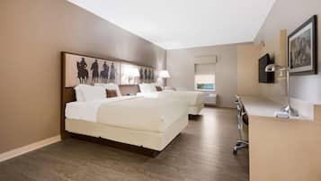 Suite, 2 Queen Beds, Non Smoking, Refrigerator & Microwave | Premium bedding, desk, laptop workspace, free WiFi