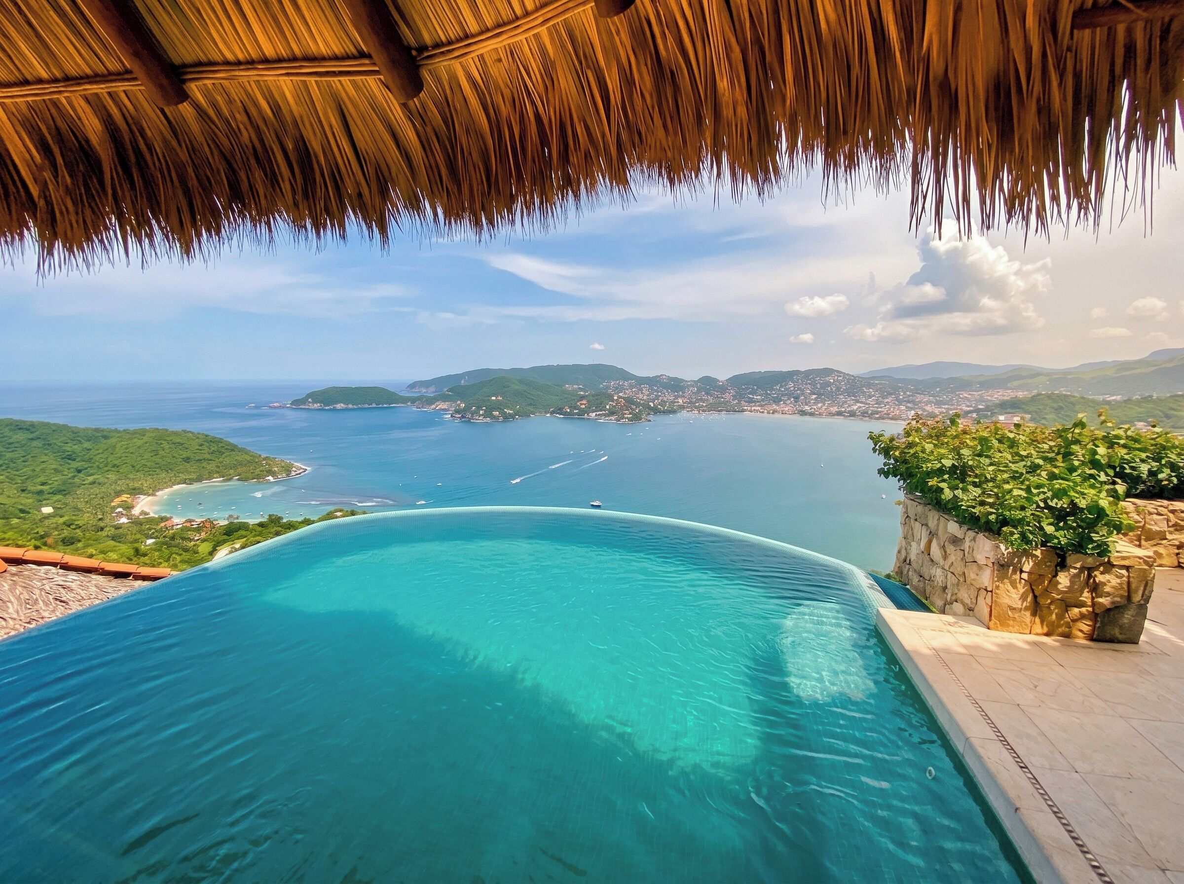 An infinity pool
