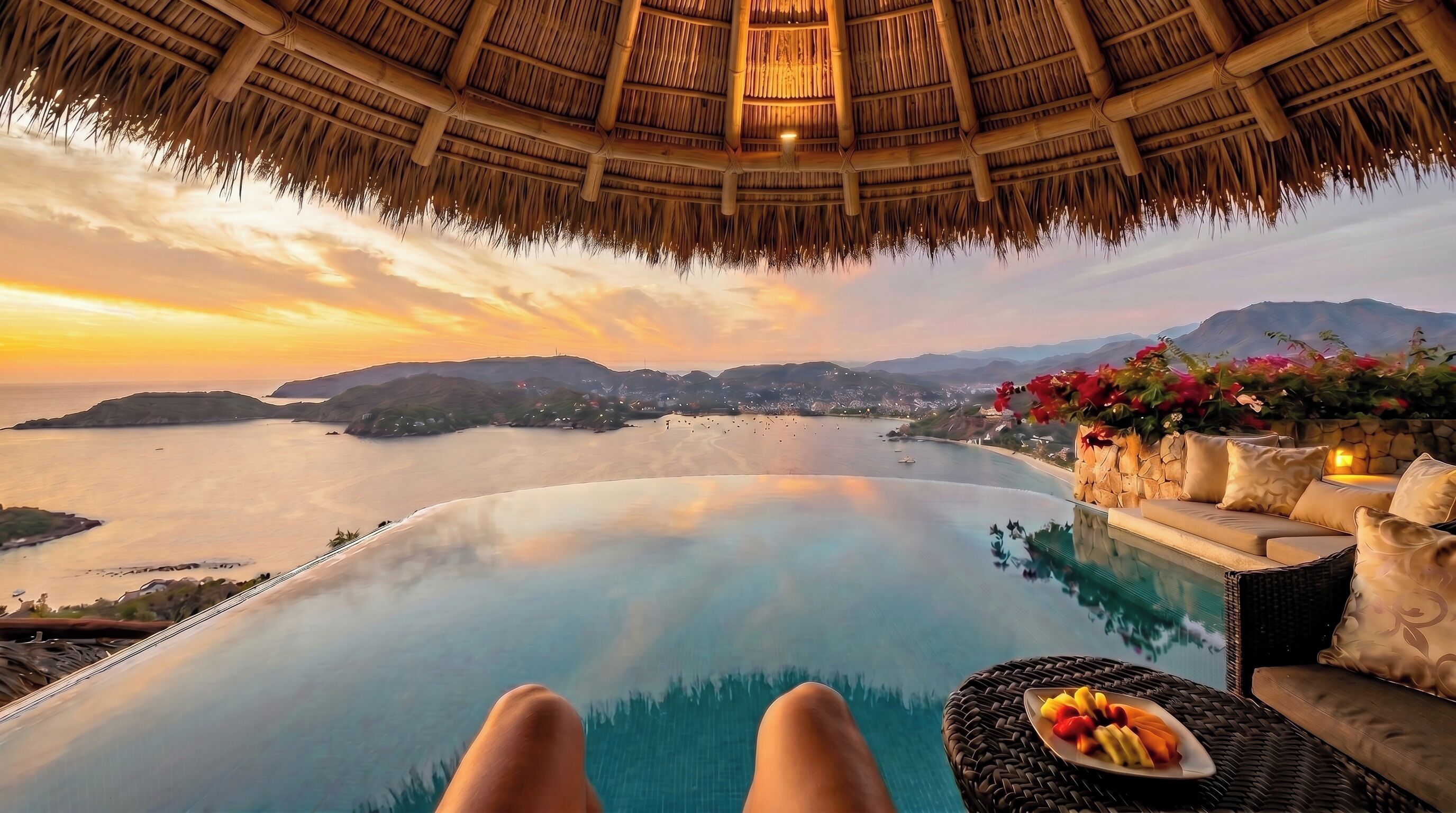 An infinity pool