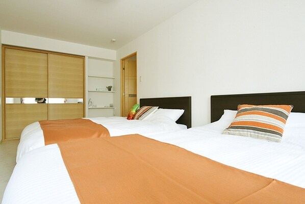 2 多间卧室、熨斗/熨衣板、免费 WiFi、床单