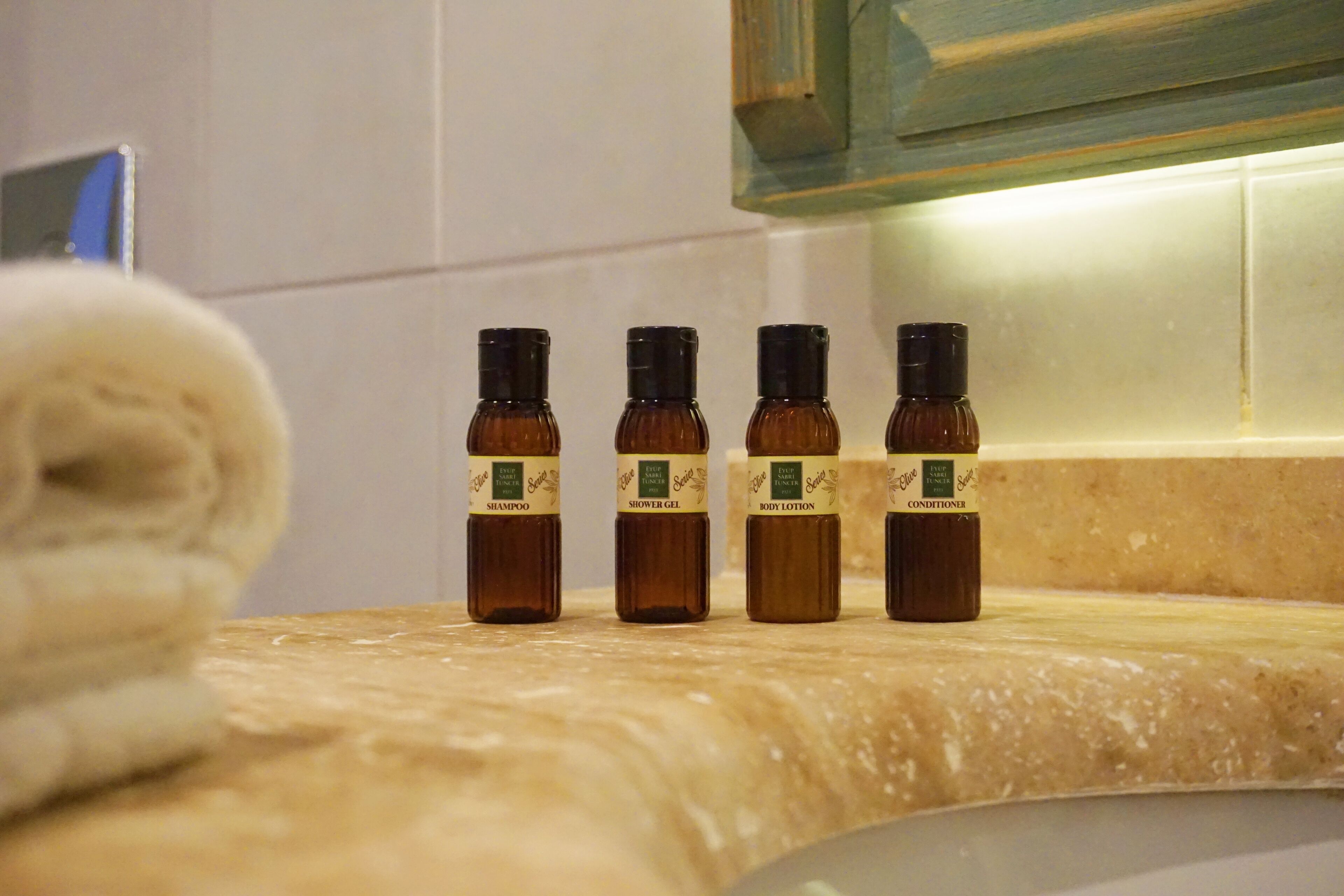 shower, rainfall showerhead, designer toiletries, hair dryer