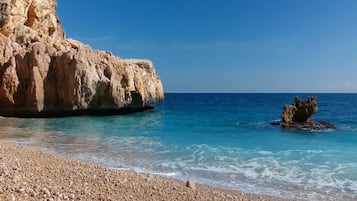 Vlak bij het strand, strandlakens