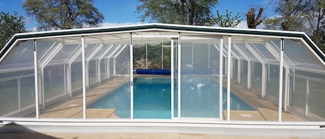 Indoor pool, outdoor pool