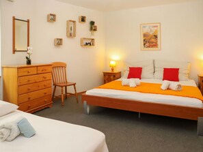 2 chambres, lit parapluie, Wi-Fi gratuit