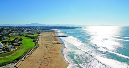 ANGLET/BIARRITZ T2 ds /villa 4 P terras jardin parking confort WIFI loc sam sam