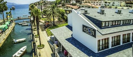 Façade de l’hébergement