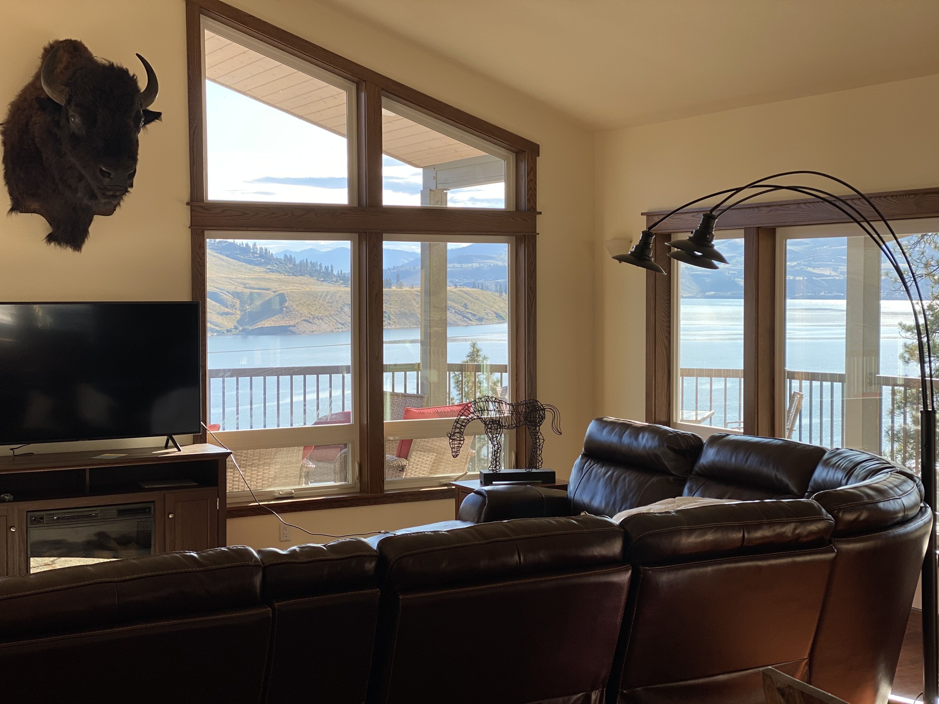 Televisión, chimenea y tenis de mesa 