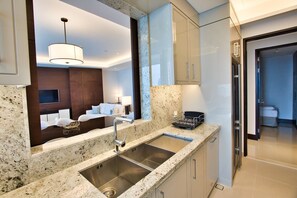 Interior - Penthouse with Burj Khalifa View in Address Sky View (Dubai)