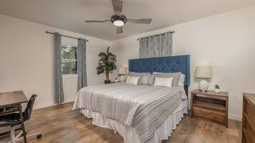 4 bedrooms, iron/ironing board, travel crib, WiFi