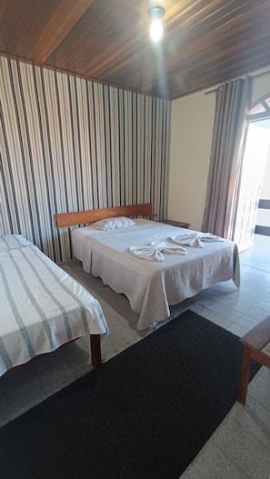 Blackout curtains, free WiFi, bed sheets