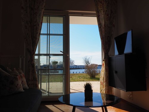 Hafenidyll 40 mit Hafenblick