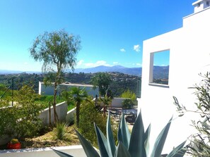 Terrace/patio - Stunning private villa for 8 people with A/C, WIFI, private pool, TV and terrace (Nice)