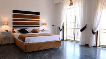 Junior Suite, Balcony | 1 bedroom, premium bedding, down comforters, memory foam beds