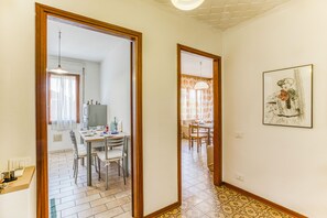 Family Apartment, 1 Bedroom, Balcony (Casa Arno 500m from beach) | Dining