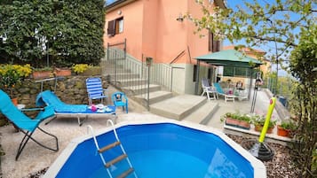 Family House, Multiple Bedrooms, Mountainside (Casale Geniva with private pool) | Pool | Seasonal outdoor pool