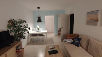 TV, books, stereo