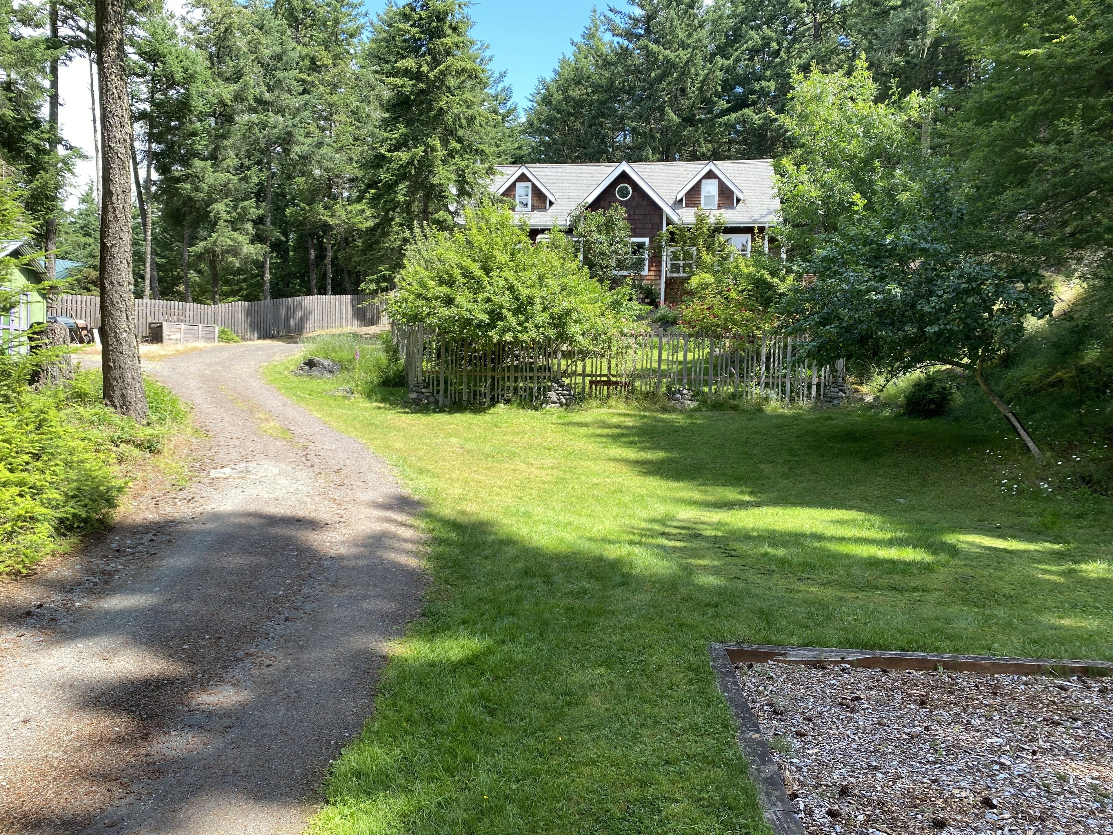 Our driveway with plenty of parking