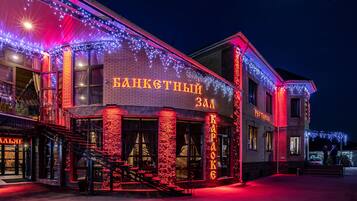 Majoituspaikan julkisivu