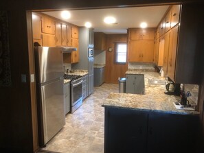 Fridge, microwave, oven, stovetop - Spacious, Remodeled, in a Quiet Family Oriented Neighborhood (Ponca City)