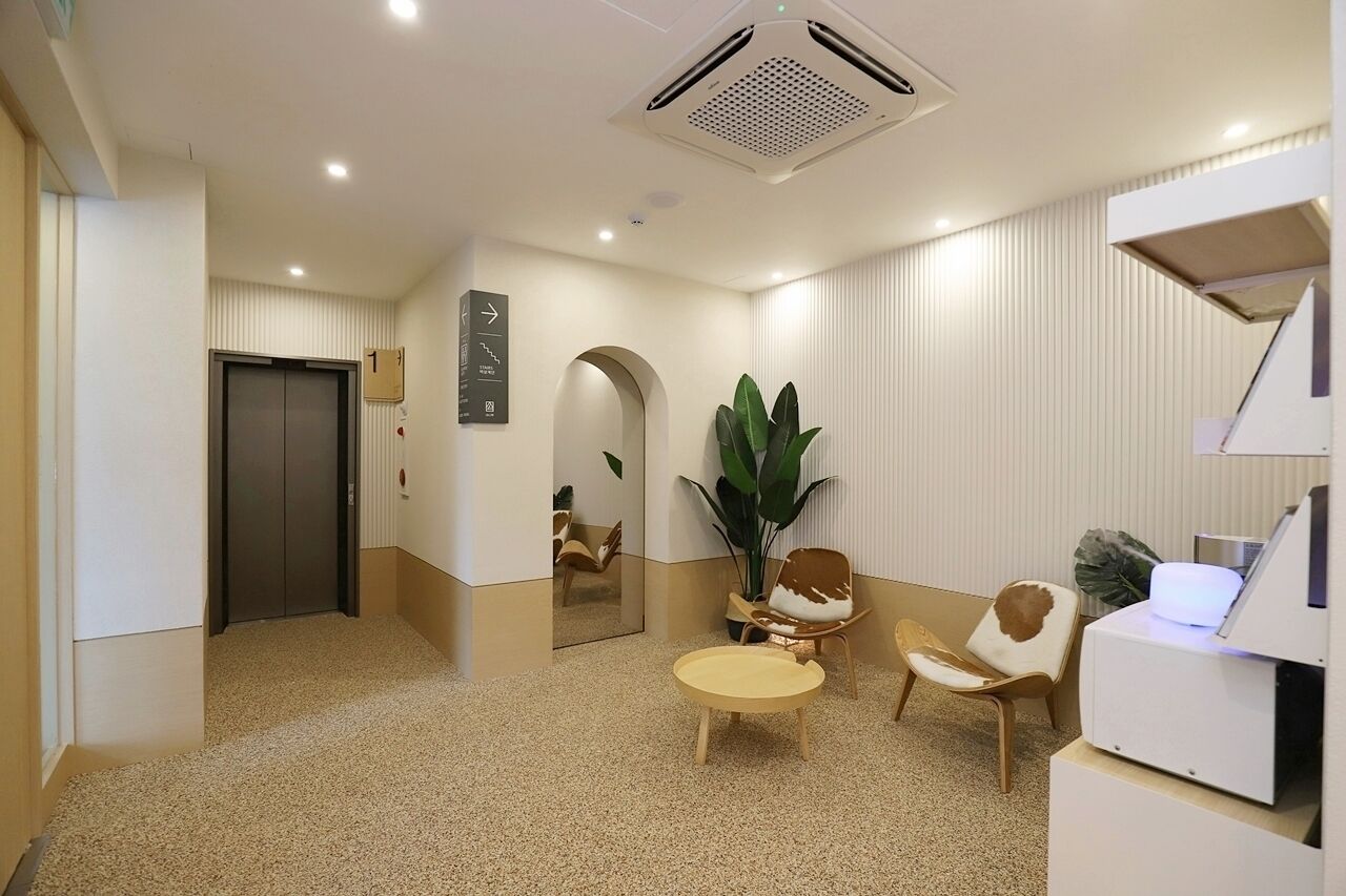 Zona de estar del vestíbulo