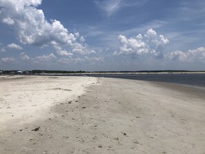 On the beach