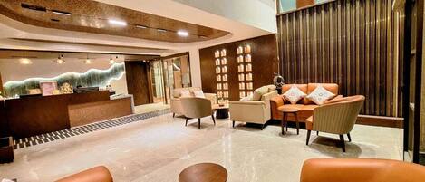 Sala de estar en el lobby