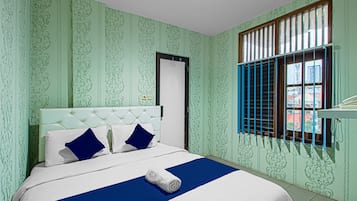 Executive tweepersoonskamer | Geluiddichte muren, een strijkplank/strijkijzer, gratis wifi, beddengoed