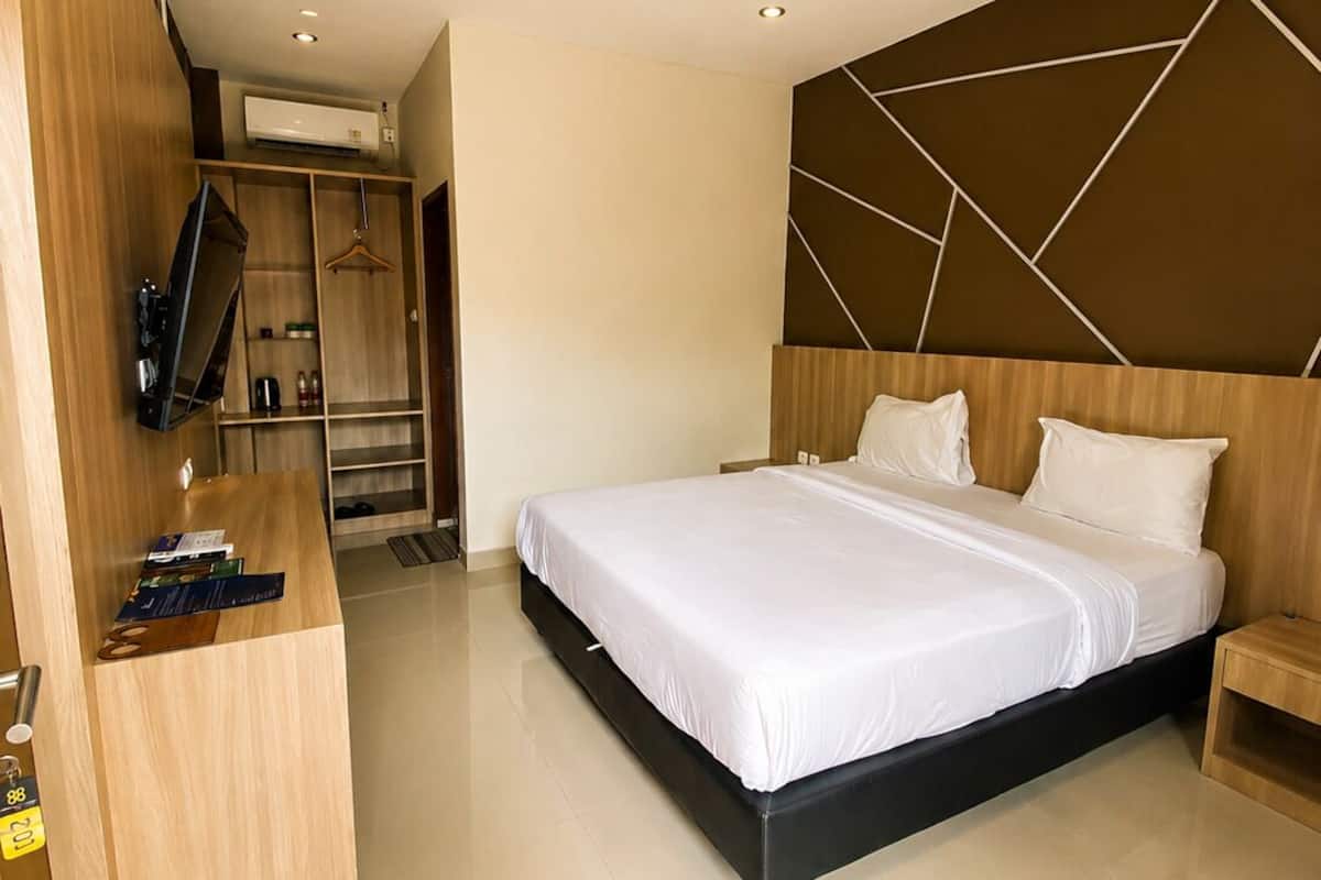 Quarto casal luxo | Camas Select Comfort, roupa de cama