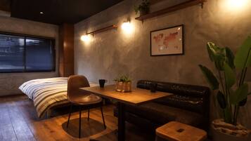 Apartment | Living area | 32-inch flat-screen TV with digital channels, TV, DVD player