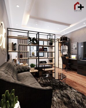 Living area - Manmo Home Plus Doi Can (Hanoi)