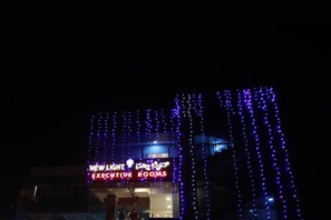 Front of property – evening/night