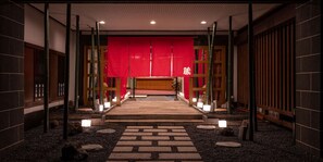 Entrada de la propiedad