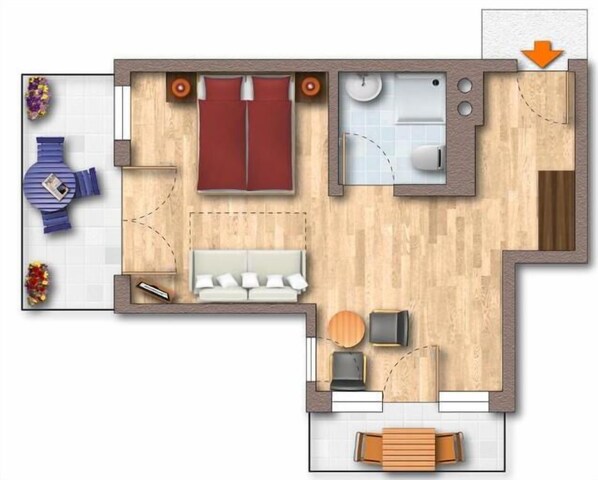 مخطط تصميم الطابق